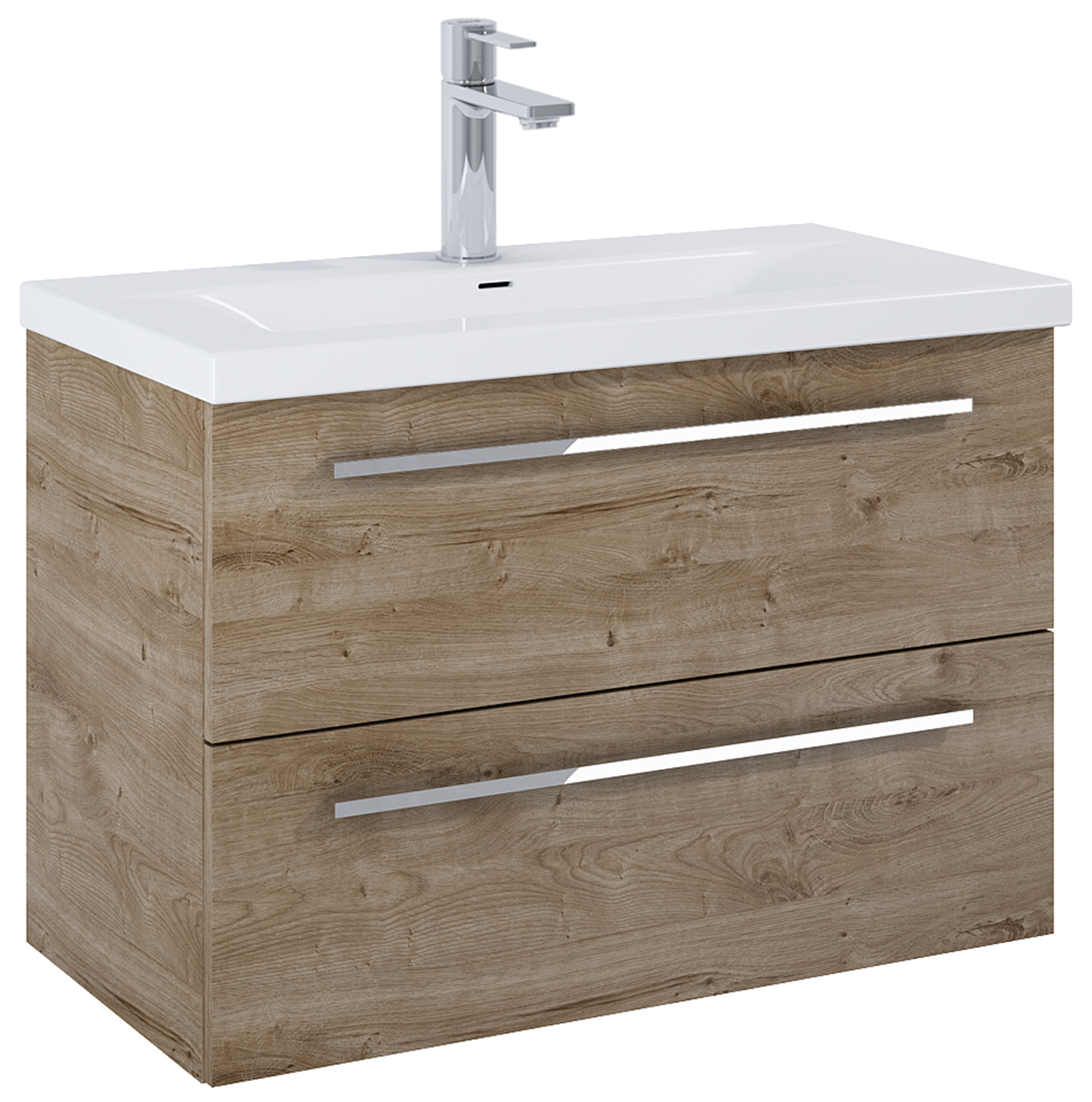 Roca Kwadro armoire 79.8x38.4x53 cm sous-lavabo suspendu chêne A857970808