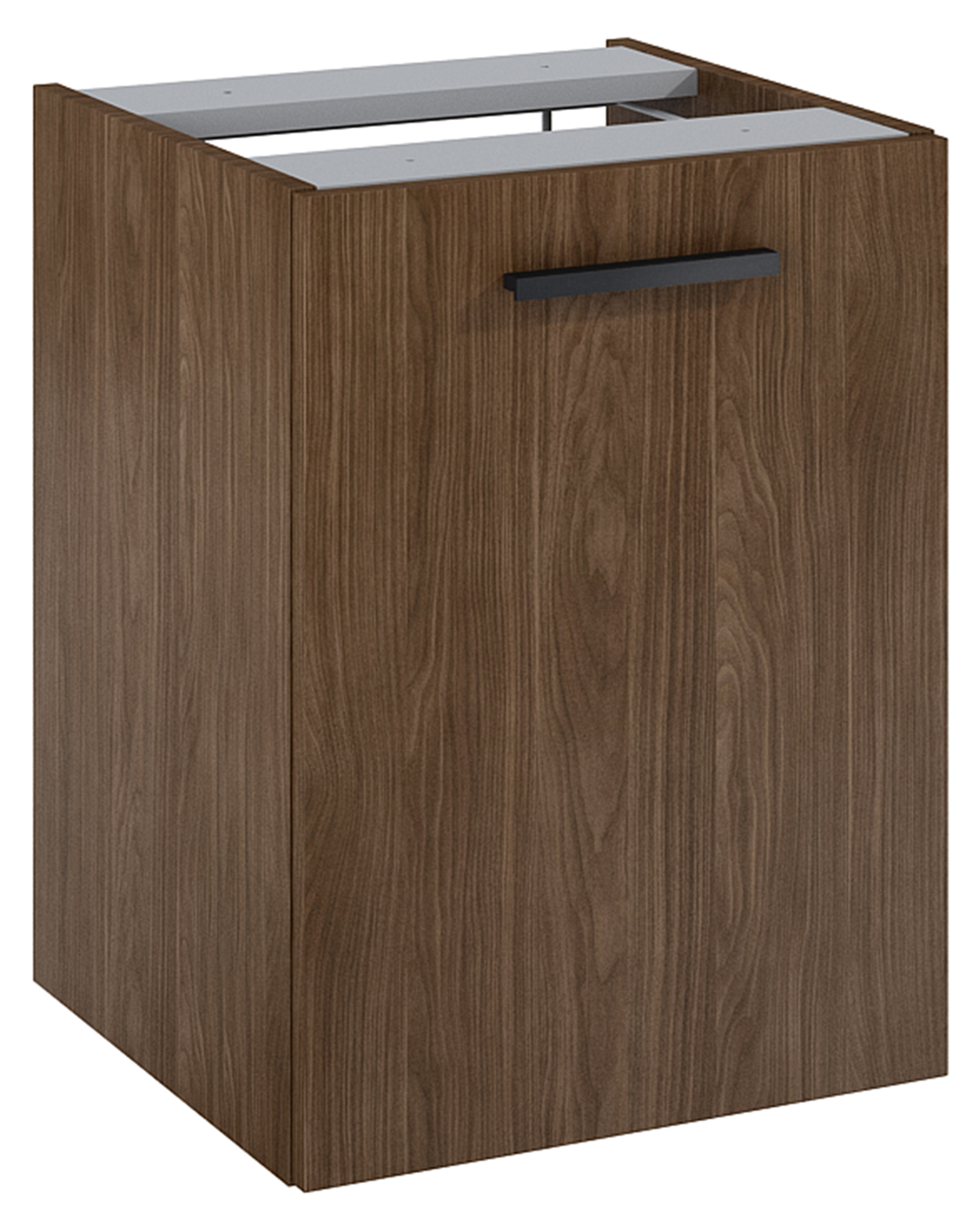 Roca Kwadro armoire 39.8x38.4x53 cm latérale suspendue noyer A857973540