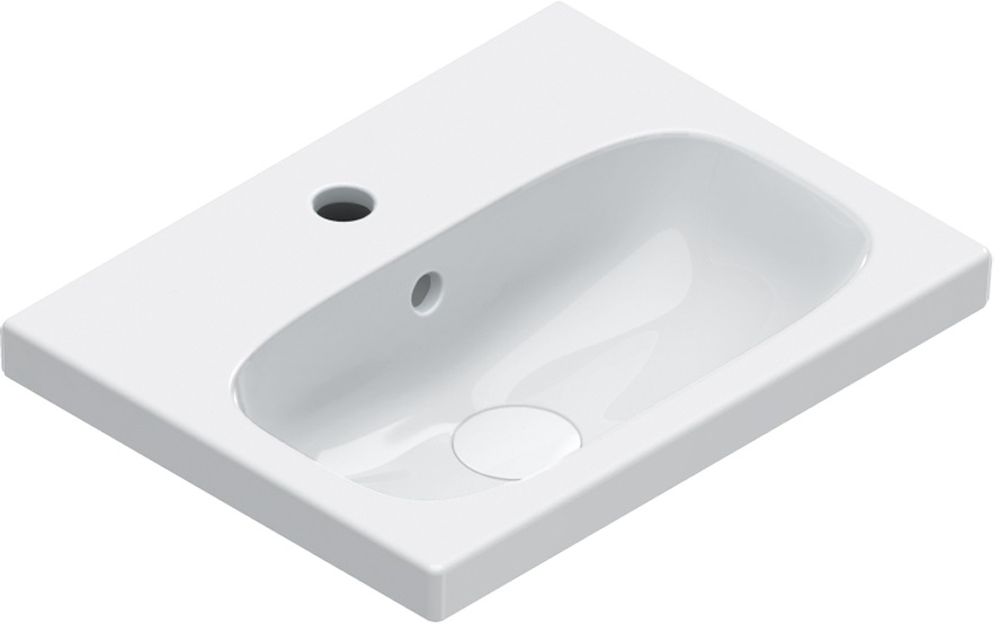 Catalano Alvea lavabo 45x35 cm rectangulaire classique-de meuble blanc brillant 0620451001