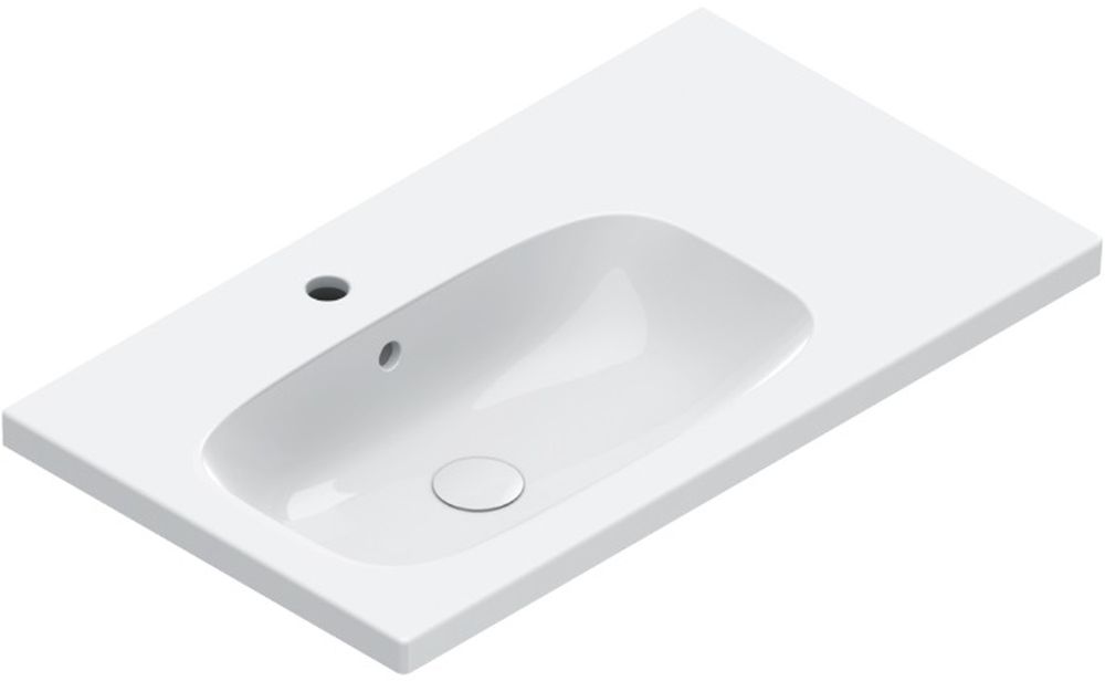 Catalano Alvea lavabo 80x46 cm rectangulaire classique-de meuble blanc 0620841001