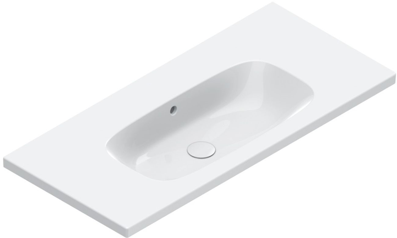 Catalano Alvea lavabo 100x46 cm rectangulaire classique-de meuble blanc 0621010001
