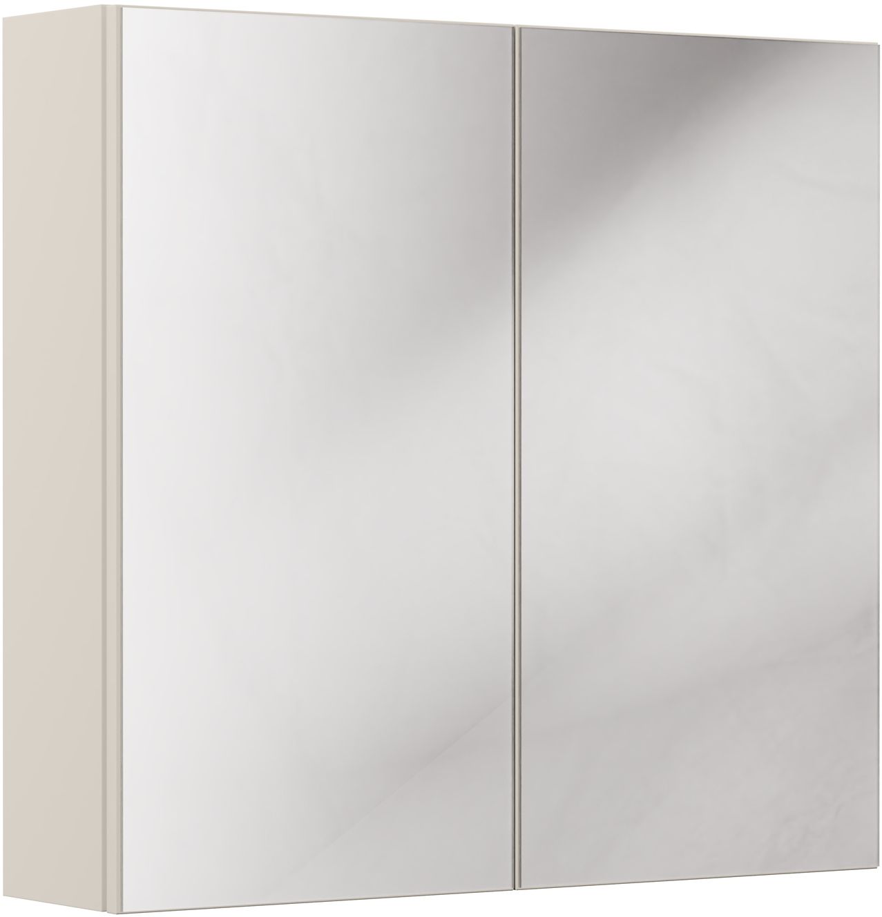 Comad Bella Cashmere armoire 80x19x75 cm avec miroir beige CASHMERE UN 84-80-2D