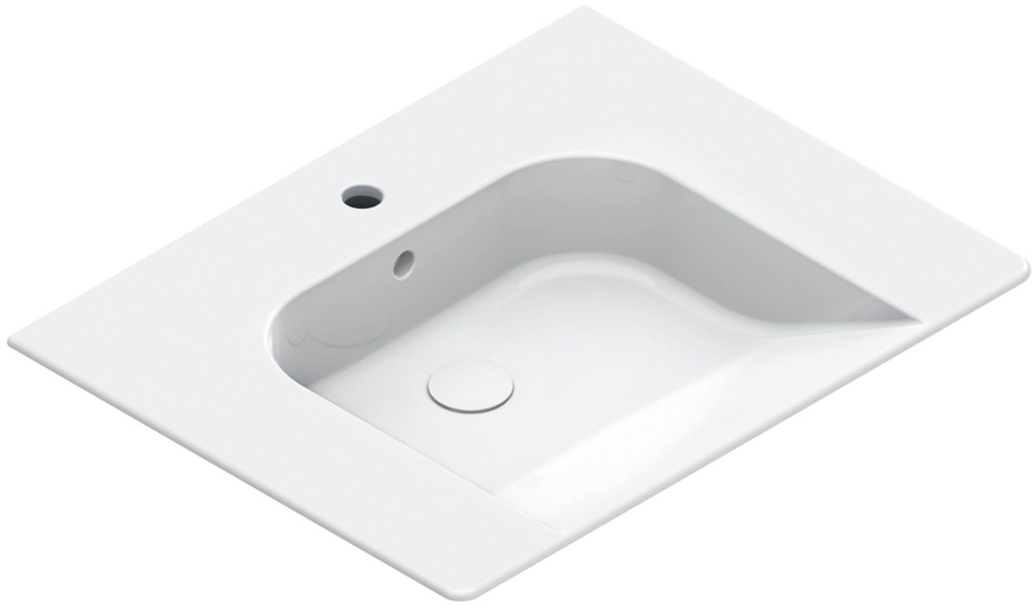 Catalano Comfort lavabo 70x55 cm rectangulaire classique blanc 0920701001