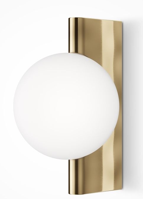 Maytoni Avant-garde applique murale 1x25 W blanc-laiton MOD324WL-01BS