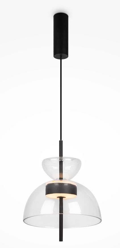 Maytoni Bangkok lampe suspendue 1x12 W noir MOD185PL-L6B3K2