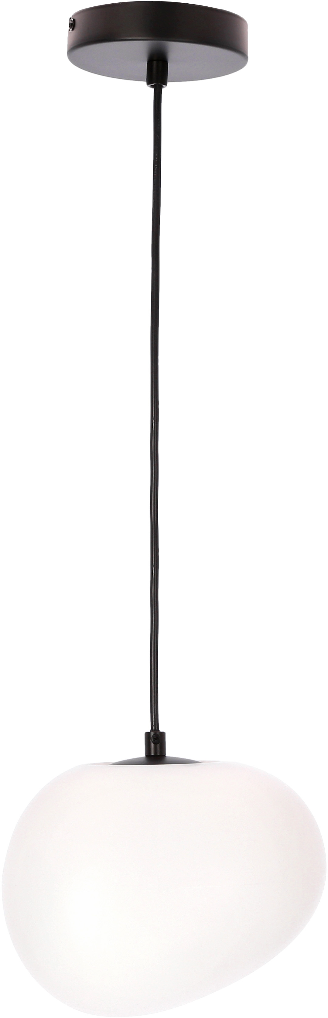 Candellux Stones lampe suspendue 1x40 W blanc-noir 31-35134
