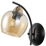 Candellux Merra applique murale 1x40 W noir 21-35301