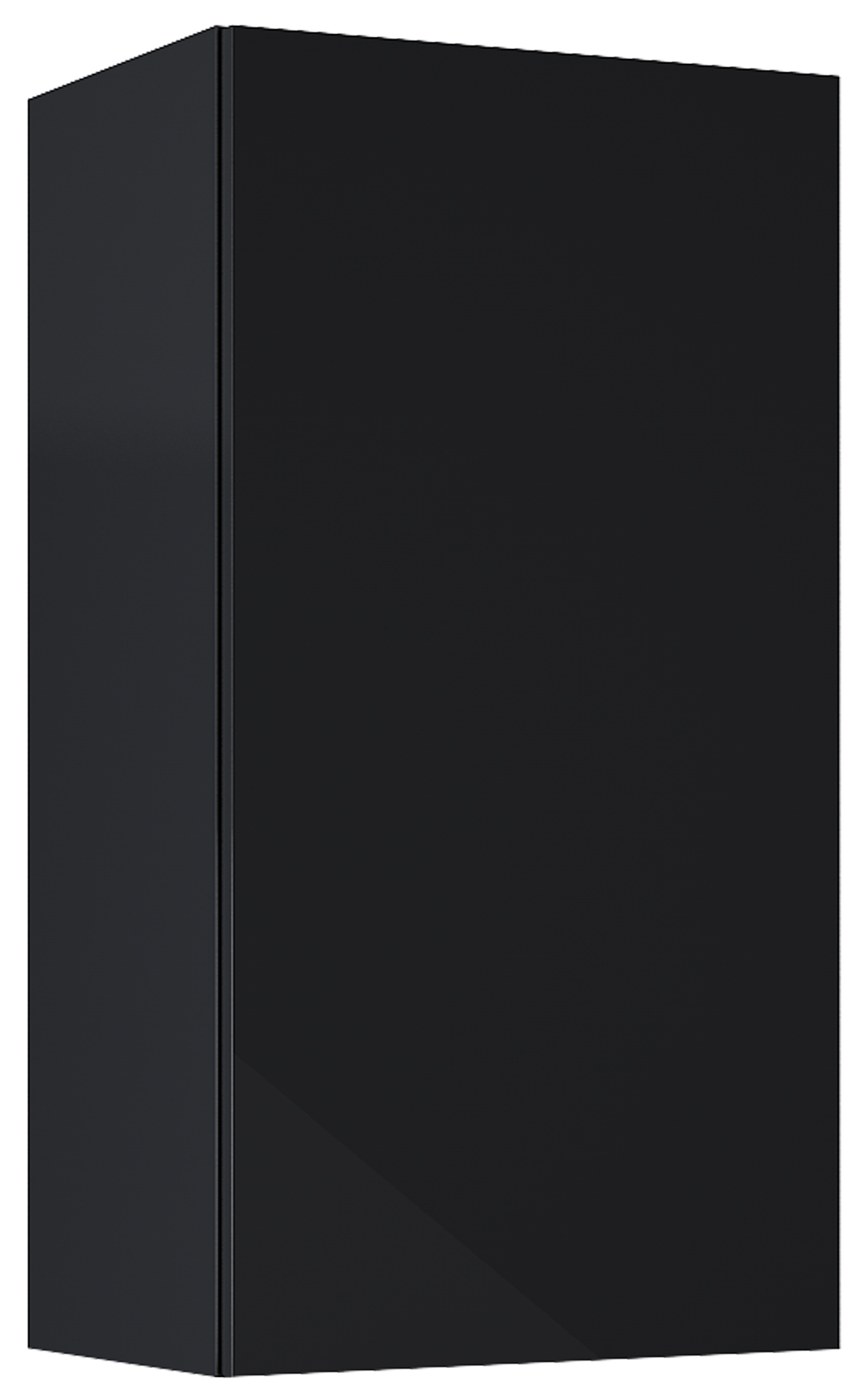Roca Extra armoire 40x21.6x80 cm latérale suspendue noir A857958351