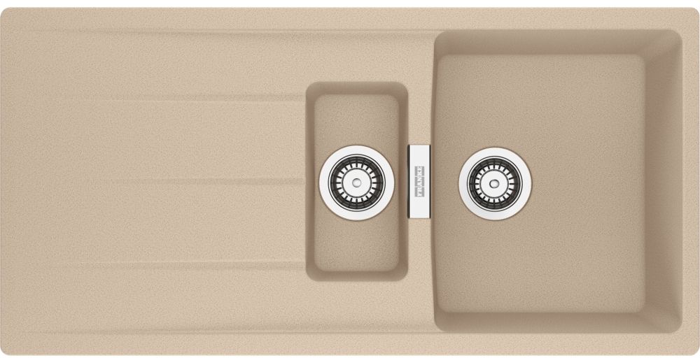Franke Centro évier en granit 100x50 cm beige 114.0710.224