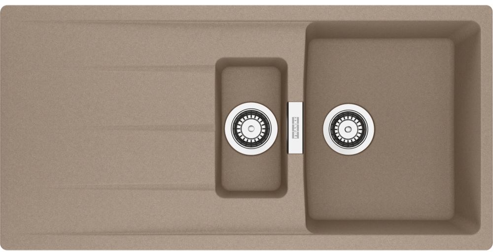 Franke Centro évier en granit 100x50 cm marron 114.0710.226