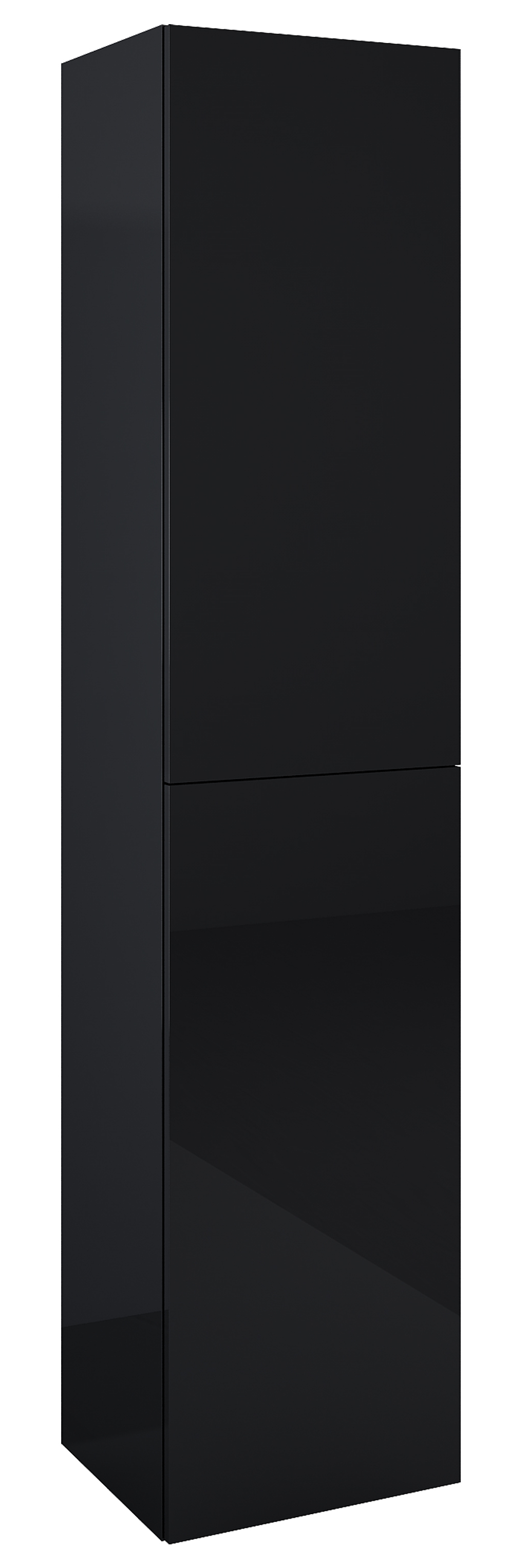 Roca Extra armoire 40x35.2x180 cm latérale suspendue noir A857956351