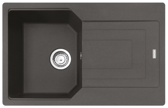 Franke Urban évier en granit 78x50 cm gris/graphite/onyx 114.0716.363