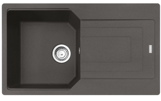 Franke Urban évier en granit 86x50 cm gris/graphite/onyx 114.0716.365