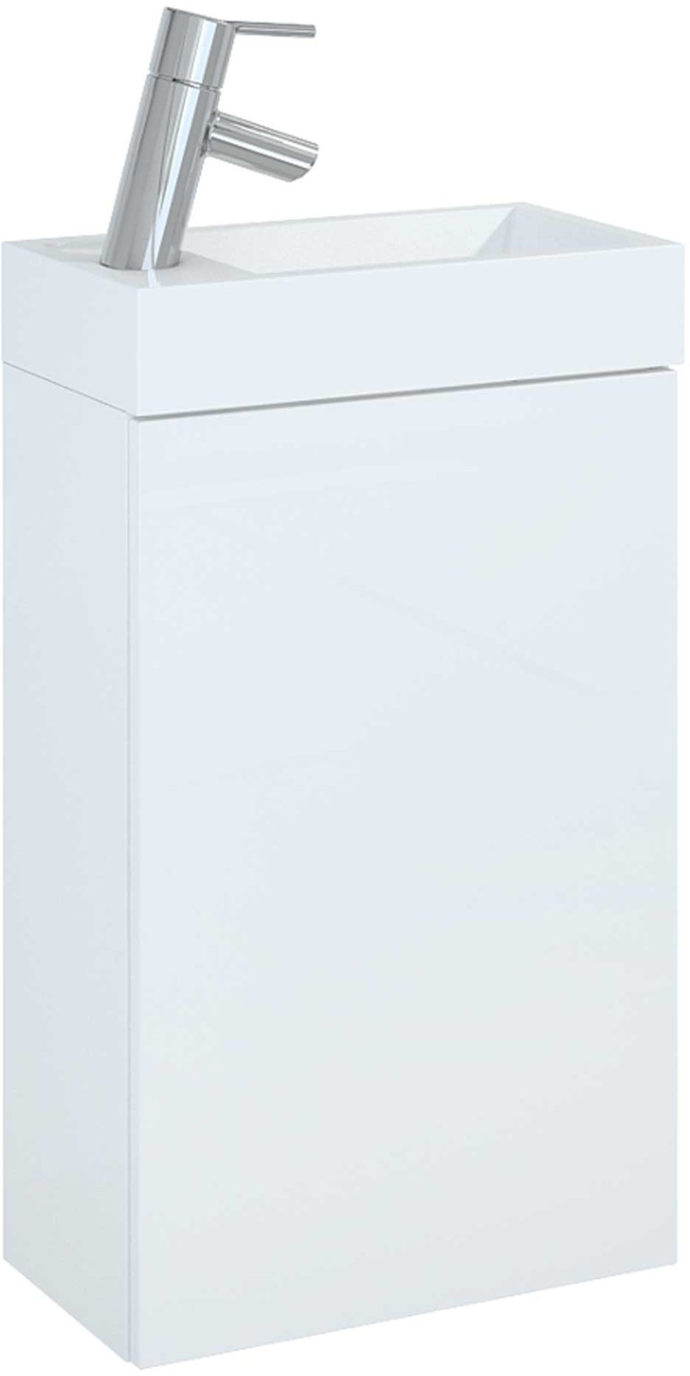 Elita Young Basic lavabo avec meuble 40.2 cm blanche RE163068008060
