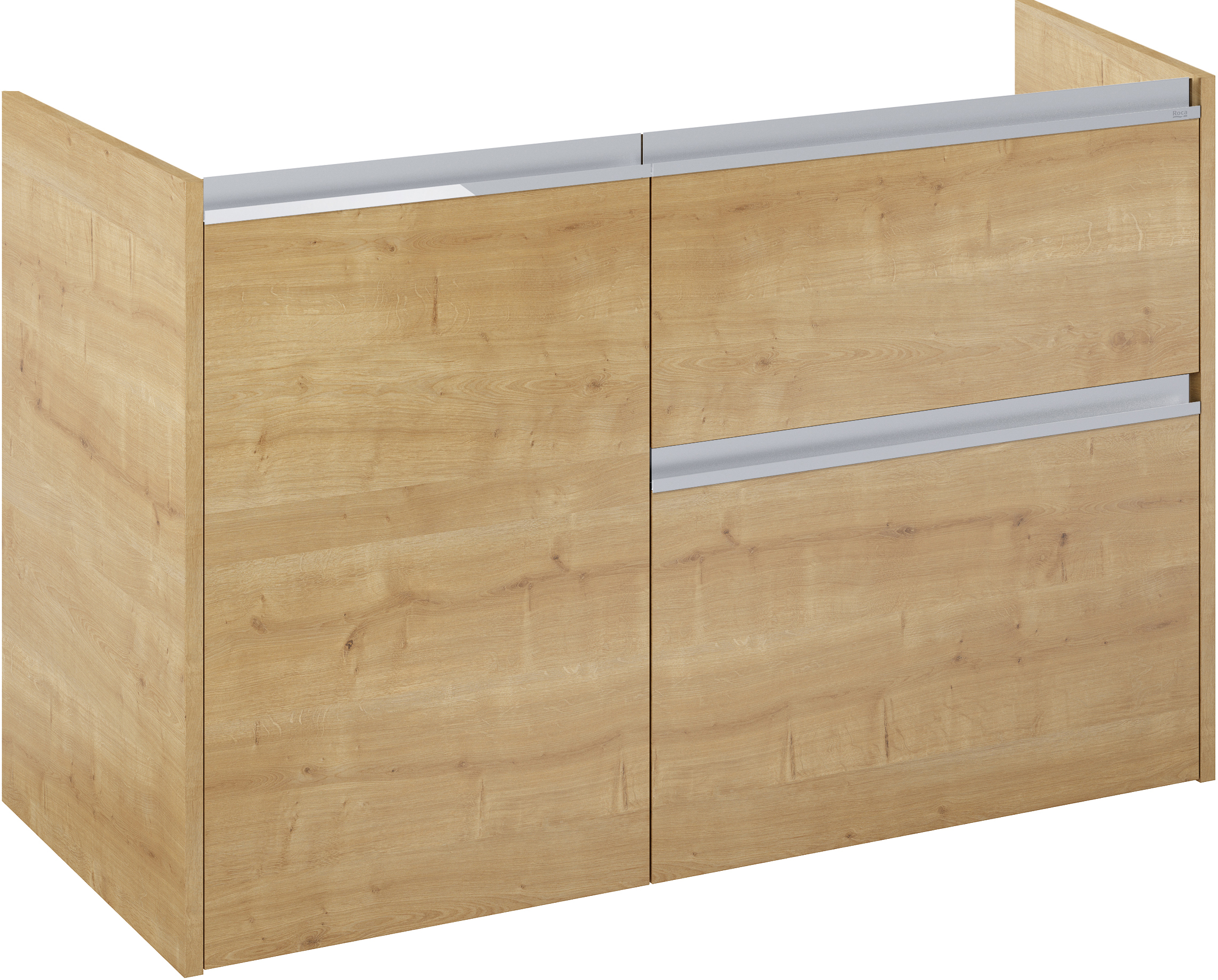 Roca Gap Pro armoire 98.5x45.1x63.5 cm sous-lavabo suspendu chêne A857905464