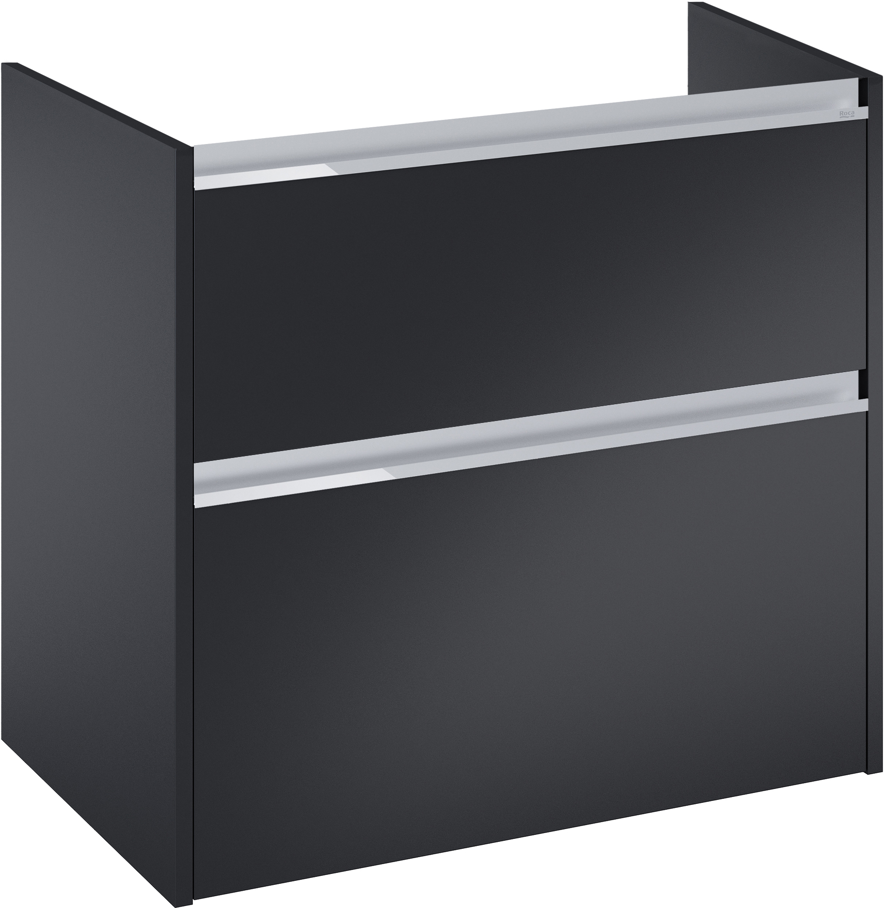 Roca Gap Pro armoire 78.5x45.1x63.5 cm sous-lavabo suspendu noir A857899532