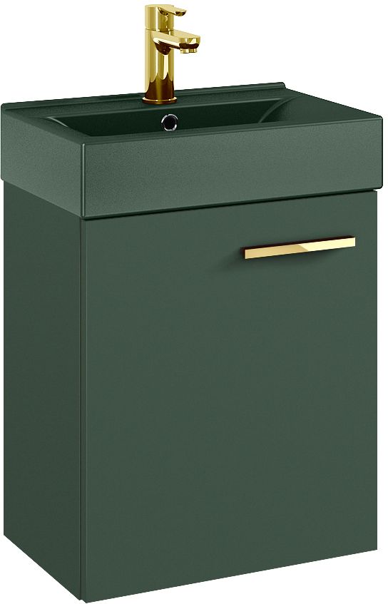 Elita Tiny lavabo avec meuble 45 cm vert RE020450157010