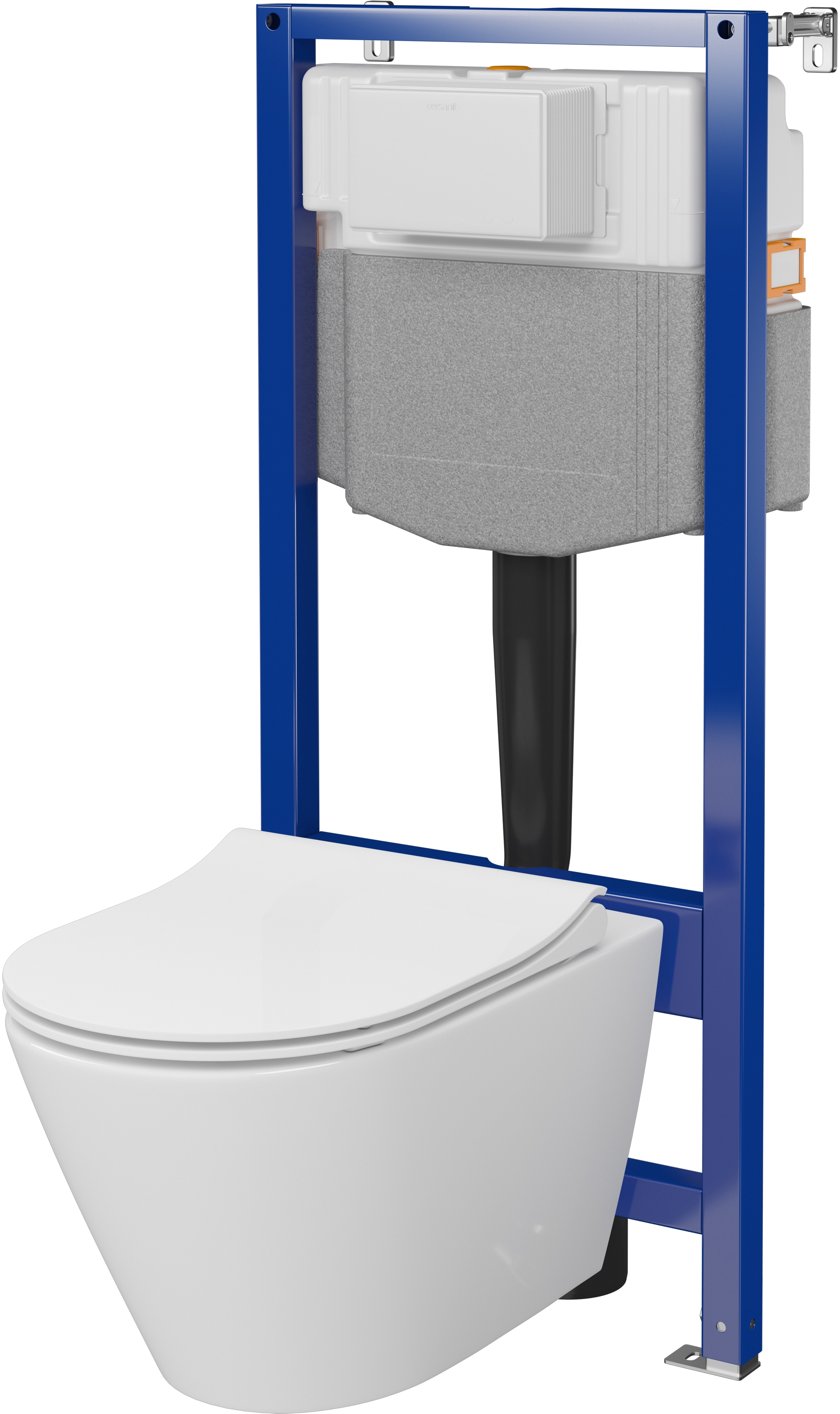 Cersanit City kit wc châssis + cuvette + abattant oui S701-888
