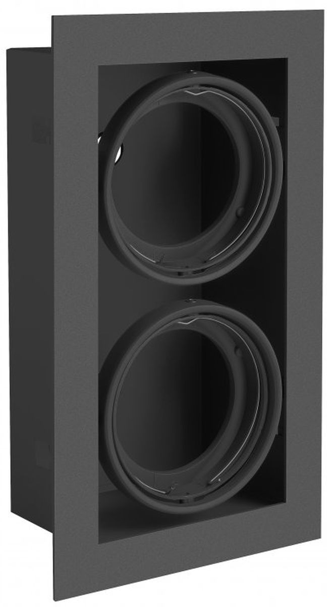 GTV Pireo spot encastré 2x50 W noir OP-PIREO2-20