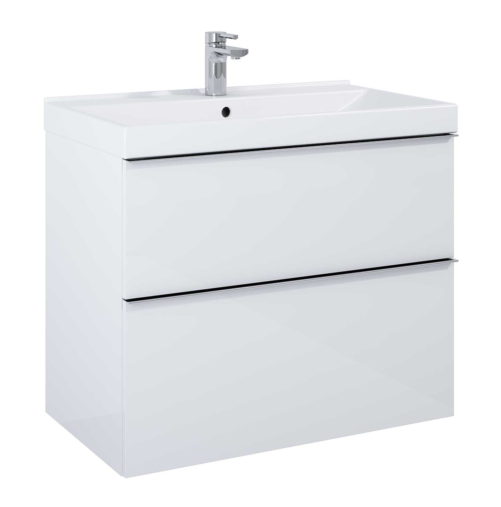 Elita Look armoire 80x44.9x63.5 cm sous-lavabo suspendu blanc RE010801025290