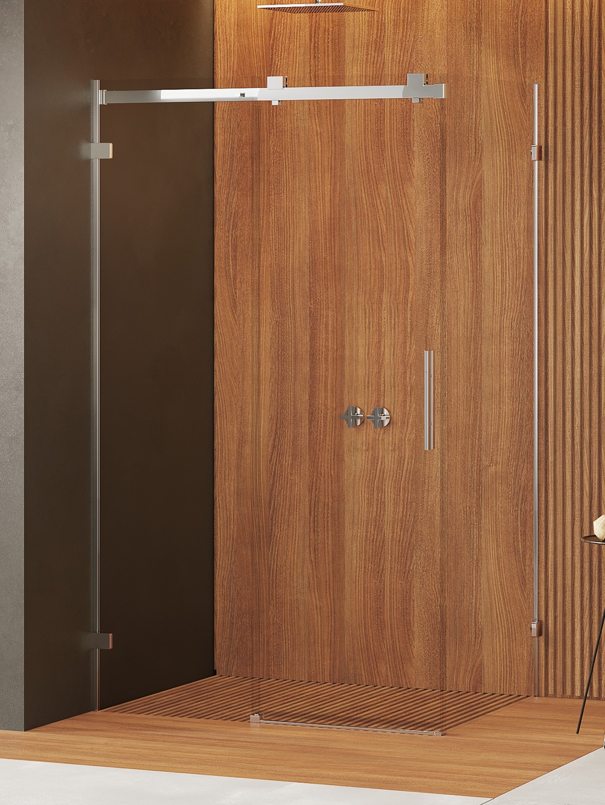 New Trendy Softi X cabine de douche 110x100 cm rectangulaire chrome brillant/verre transparent EXK-5285