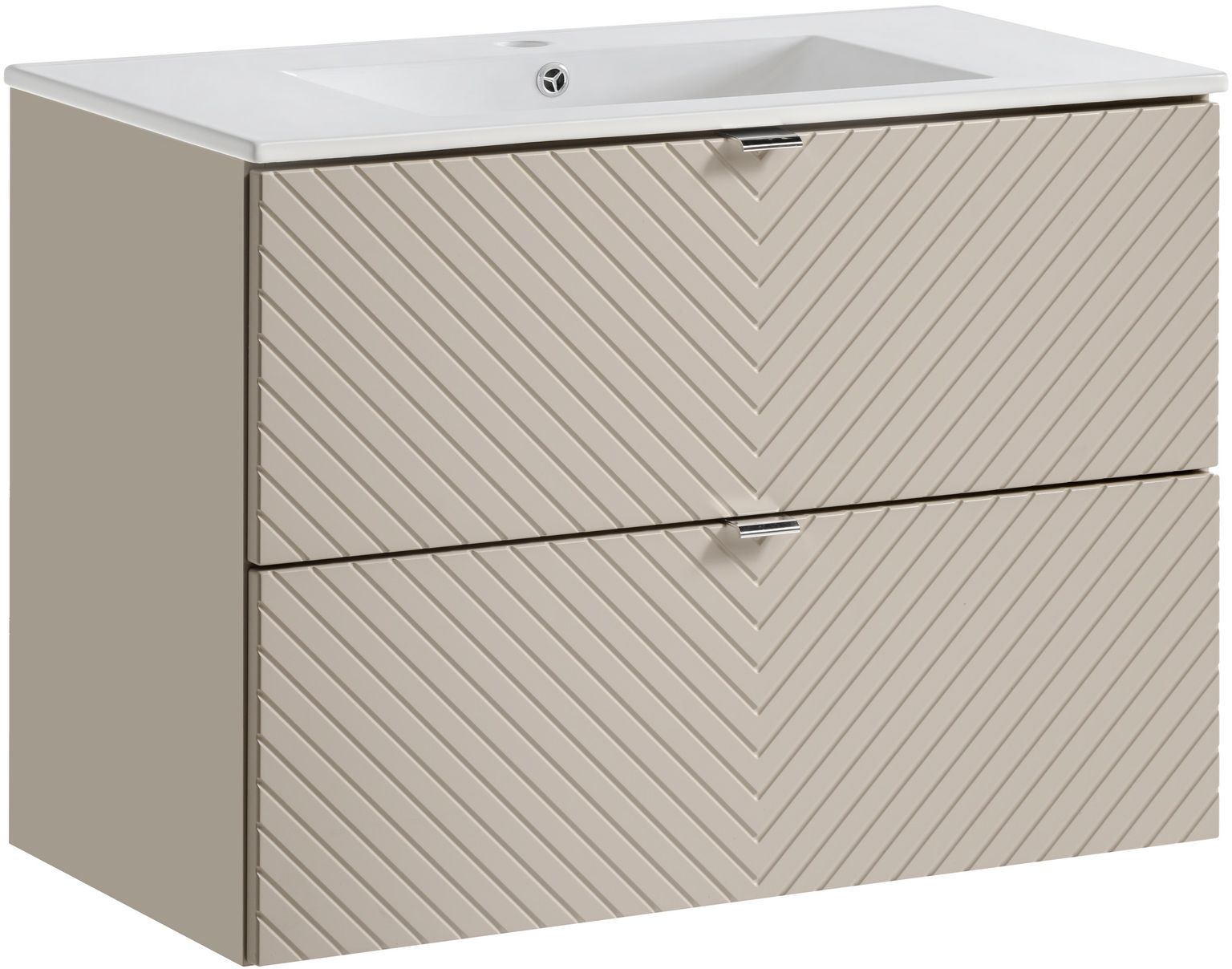 Set armoire Comad Viva Cashmere VIVA CASHMERE 82-80-2S, lavabo Comad Dance White CFP-8009DANCE80DP