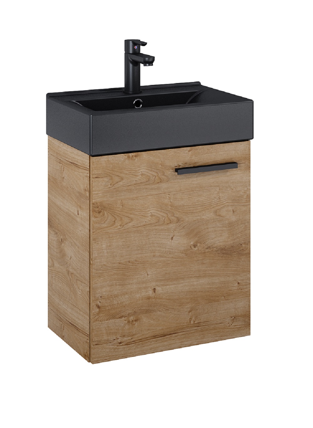 Elita Tiny lavabo avec meuble 45 cm chêne RE020451157050