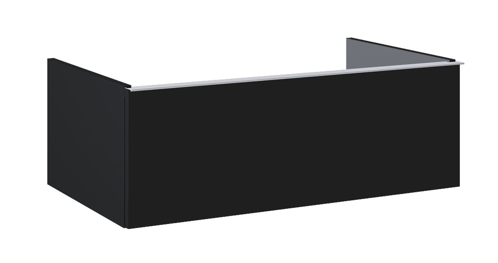 Elita Look armoire 80x44.9x28.1 cm sous-lavabo suspendu noir RE080803027160