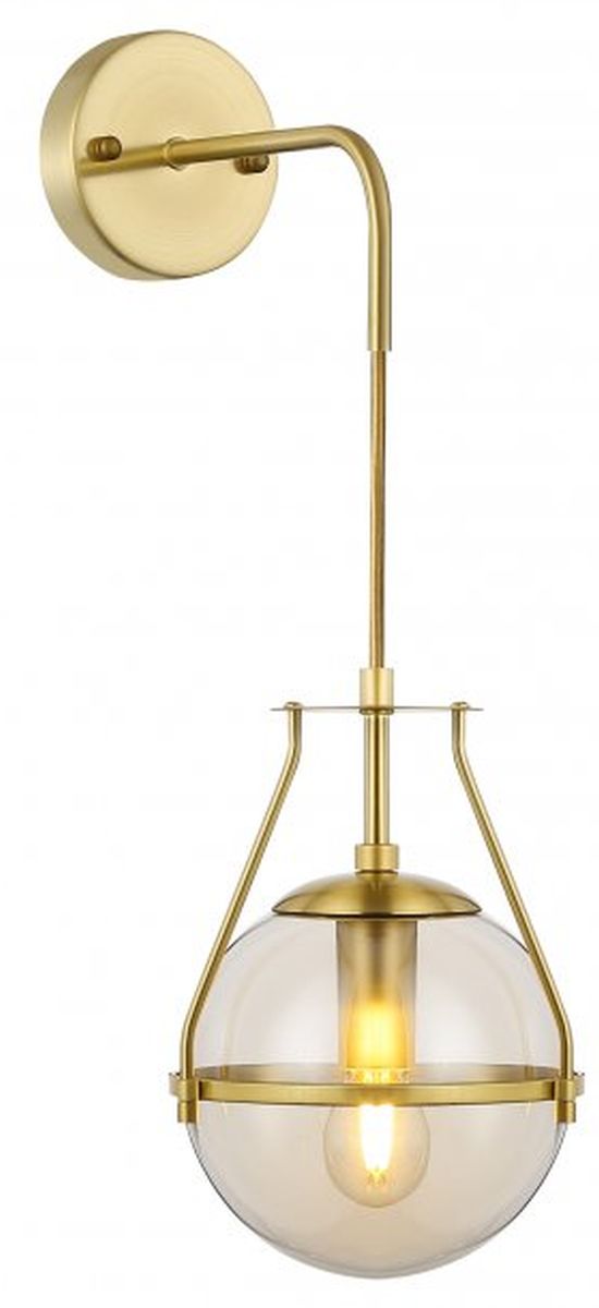 GTV Drop applique murale 1x25 W transparent-doré OS-DRO4-40-DEC