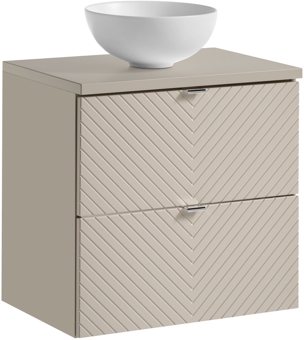 Set armoire Comad Viva Cashmere VIVA CASHMERE 82-60-2S, lavabo Comad Domi UN-DOMI-MW 78249MW, NOVA CASHMERE 89-60