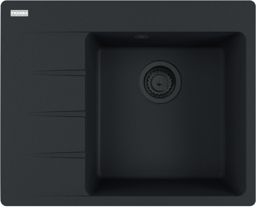 Franke Centro évier en granit 62x50 cm noir 114.0693.566