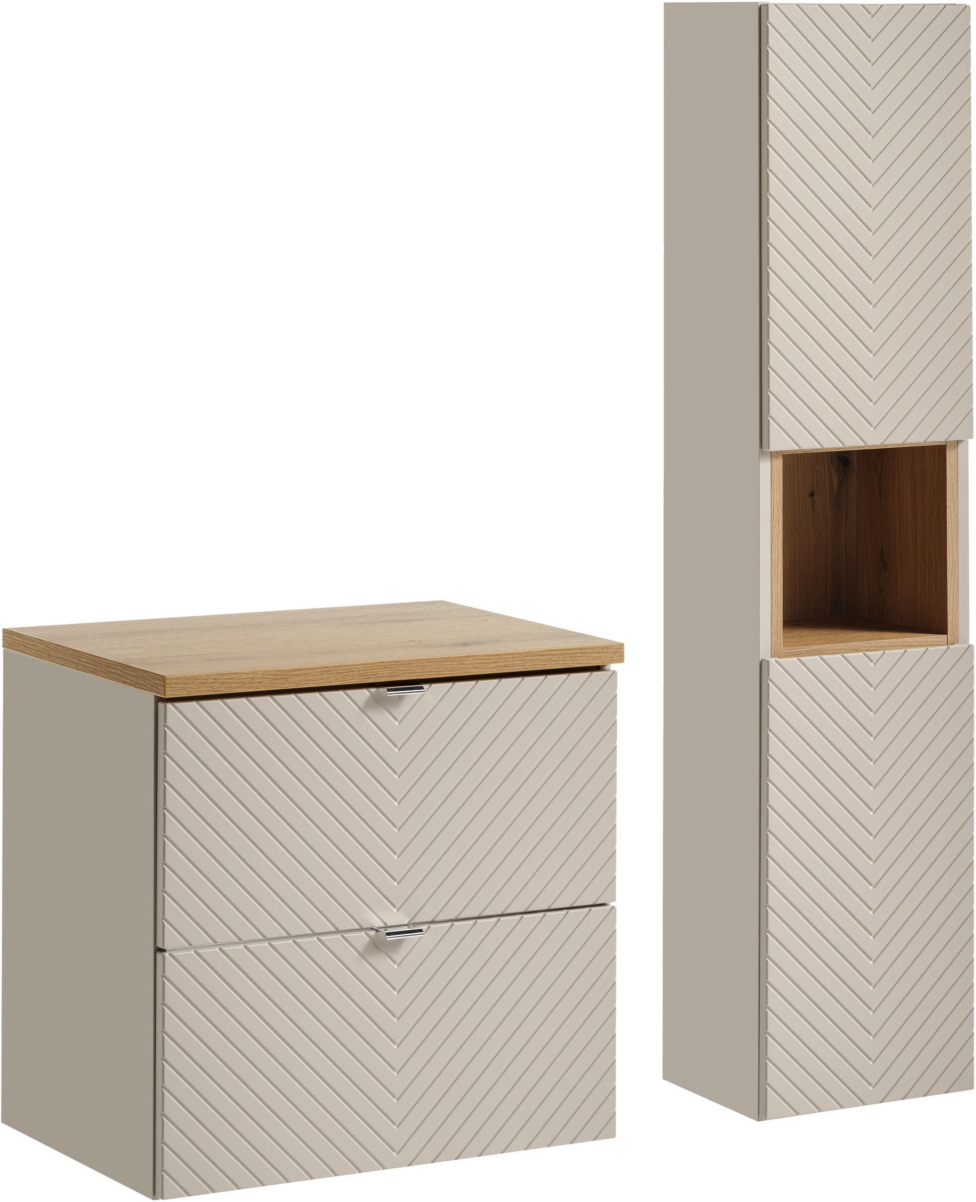 Set armoire Comad Viva Cashmere VIVA CASHMERE 82-60-2S, armoire Comad Viva Cashmere VIVA CASHMERE 80-03-2D, NOVA OAK A 89-60