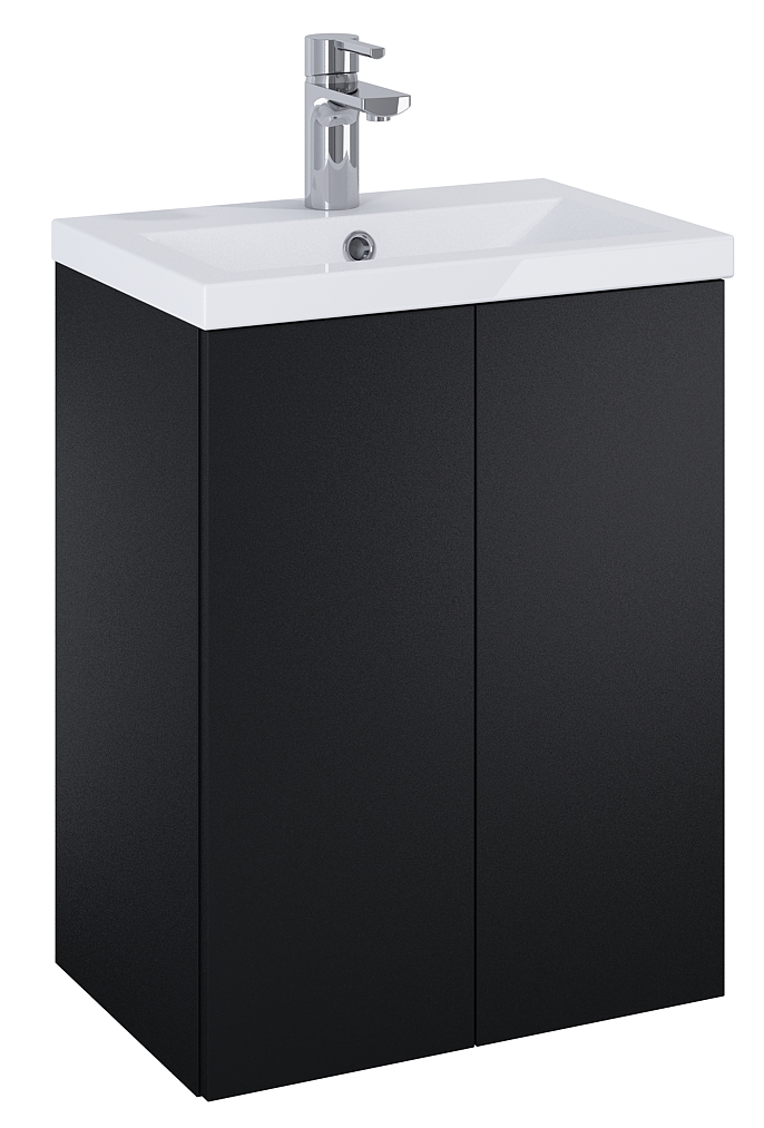 Elita Kido lavabo avec meuble 50.6 cm noire RE020500117160