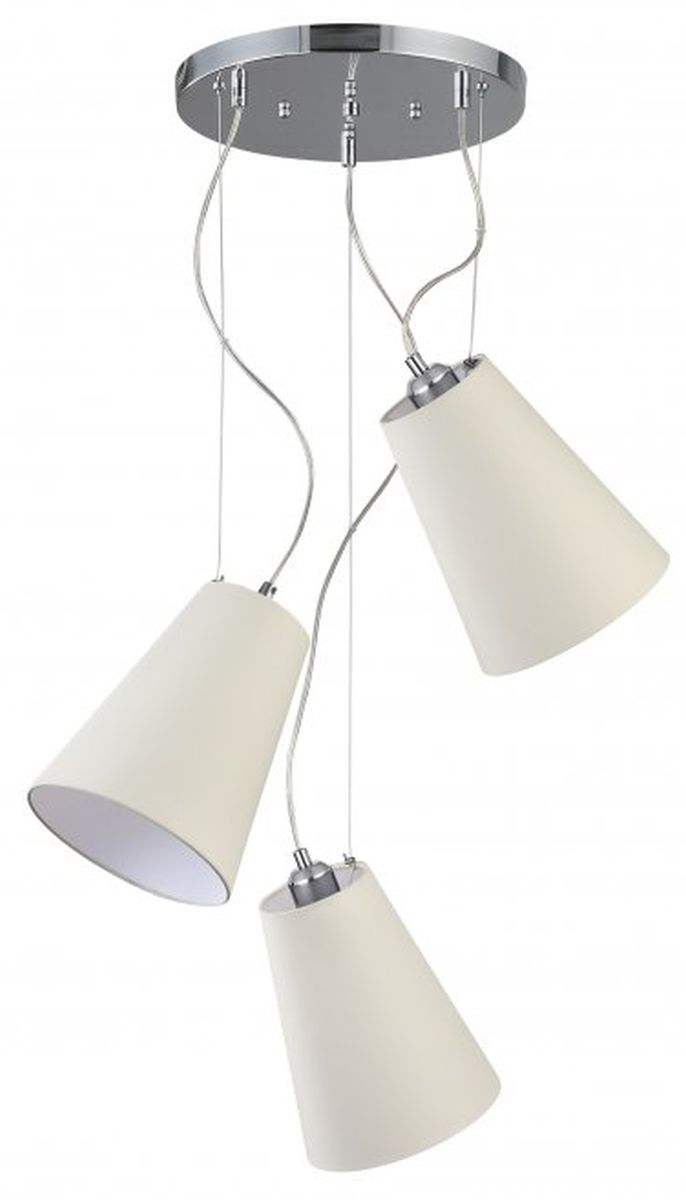 GTV Kasel lampe suspendue 4x40 W crème OS-KAS3-05-DEC