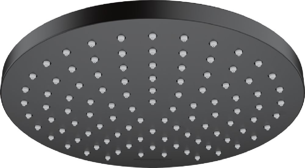 Hansgrohe Vernis Blend douche à effet de pluie 20x20 cm ronde noir 26277670