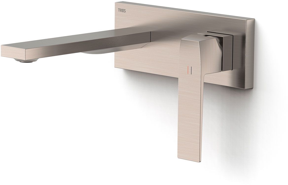 Tres Slim mitigeur de lavabo encastrée acier 20230031AC