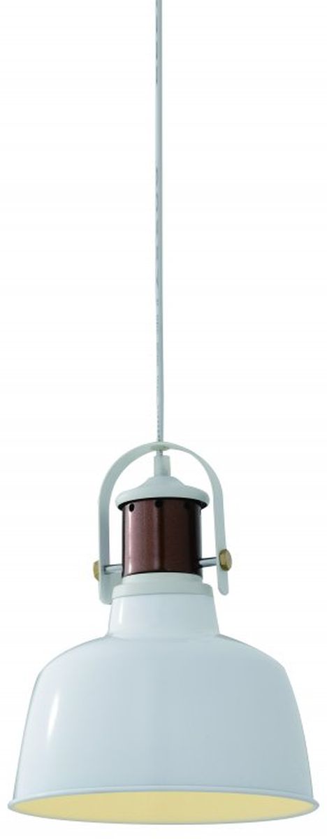 GTV Noor lampe suspendue 1x40 W blanc OS-NOOR-00-DEC