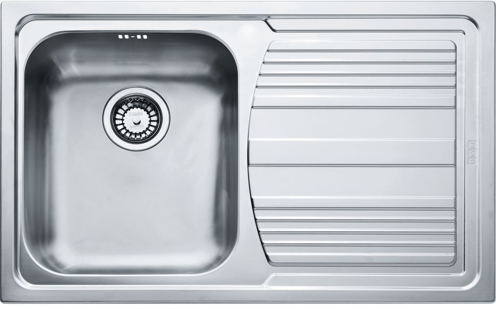 Franke Logica évier en acier inoxydable 79x50 cm acier 101.0085.772