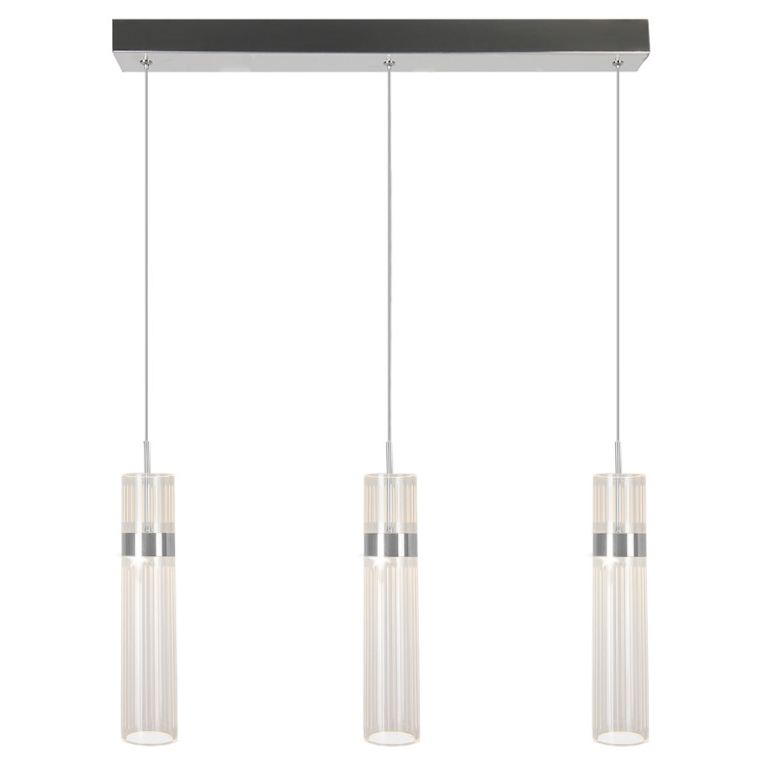 Light Prestige Ambiente lampe suspendue 3x6 W chrome LP15103LCH
