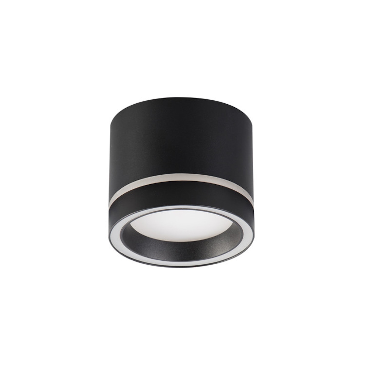 Light Prestige Kendal plafonnier 1x7 W noir LP63311SMR2BK