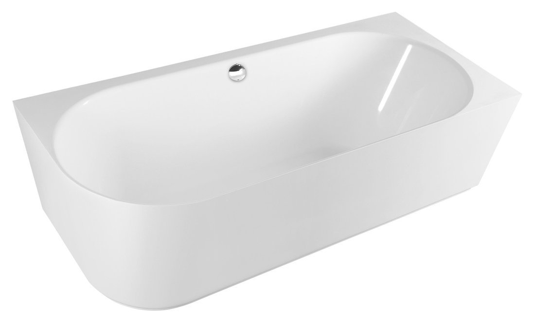 Polysan Sussi baignoire autoportante 149.5x70.5 cm ovale blanc 93231R