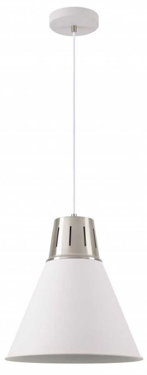 GTV Gianni lampe suspendue 1x40 W blanc-argenté OS-GIAN-L-E27-03-DEC