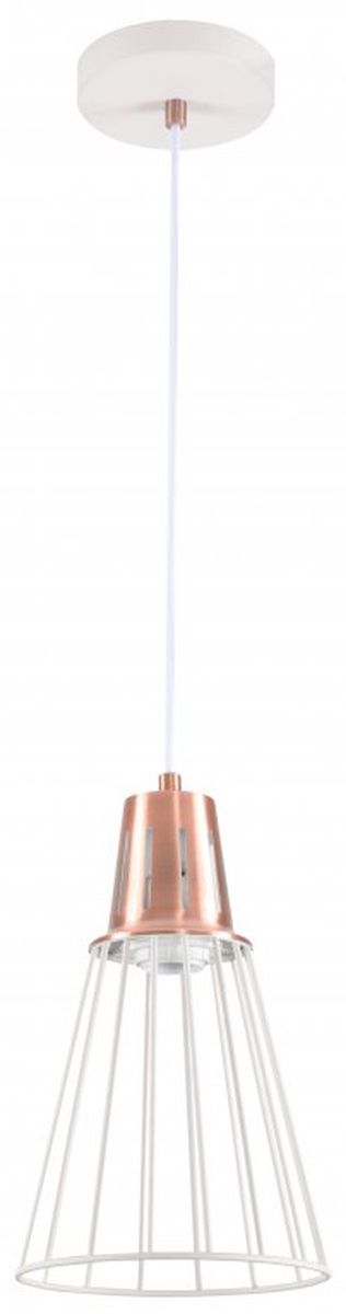 GTV Kaliope lampe suspendue 1x40 W blanc-doré OS-KAL-E27-03-DEC