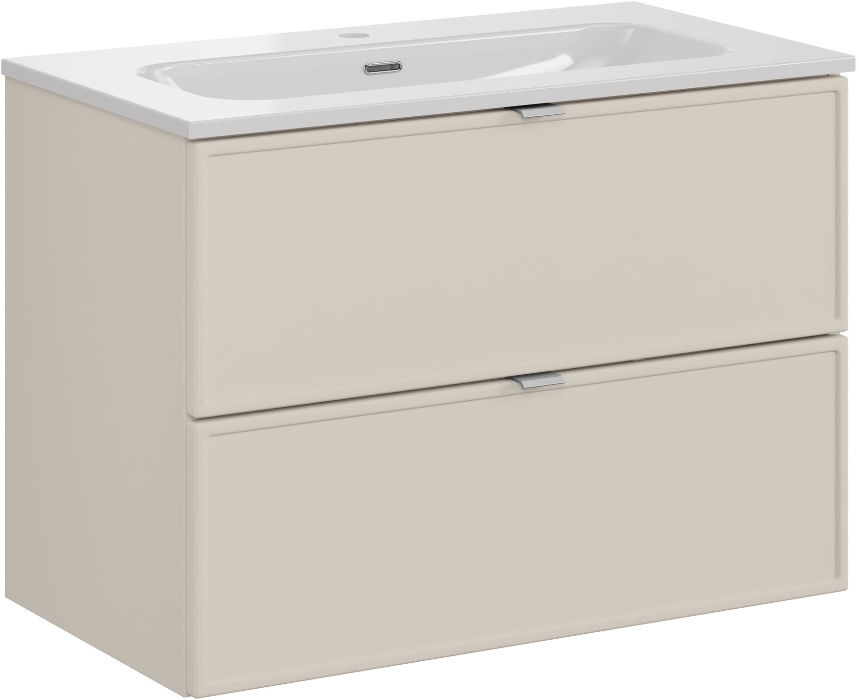 Set armoire Comad Bella Cashmere BELLA CASHMERE 82-80-46-2S, lavabo Comad Fly FLY WHITE GLOSS UM 80-46 DP ( E-8073-80 )