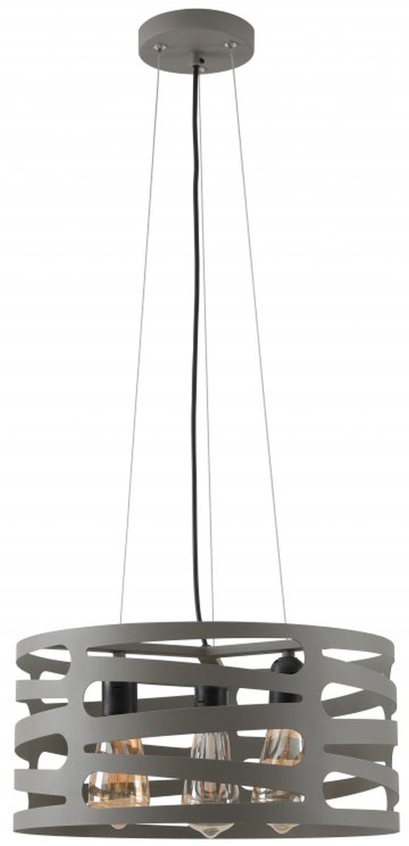 GTV Marisa lampe suspendue 3x40 W gris/cendre OS-MAR-E27-15-DEC