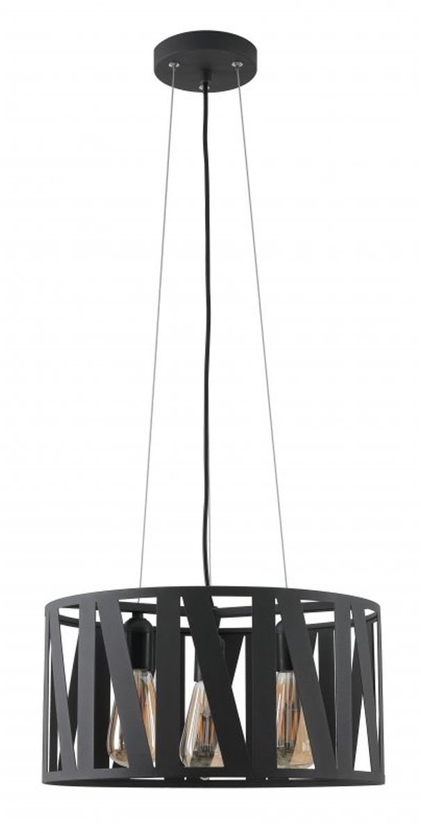 GTV Melody lampe suspendue 3x40 W noir OS-MEL-E27-10-DEC