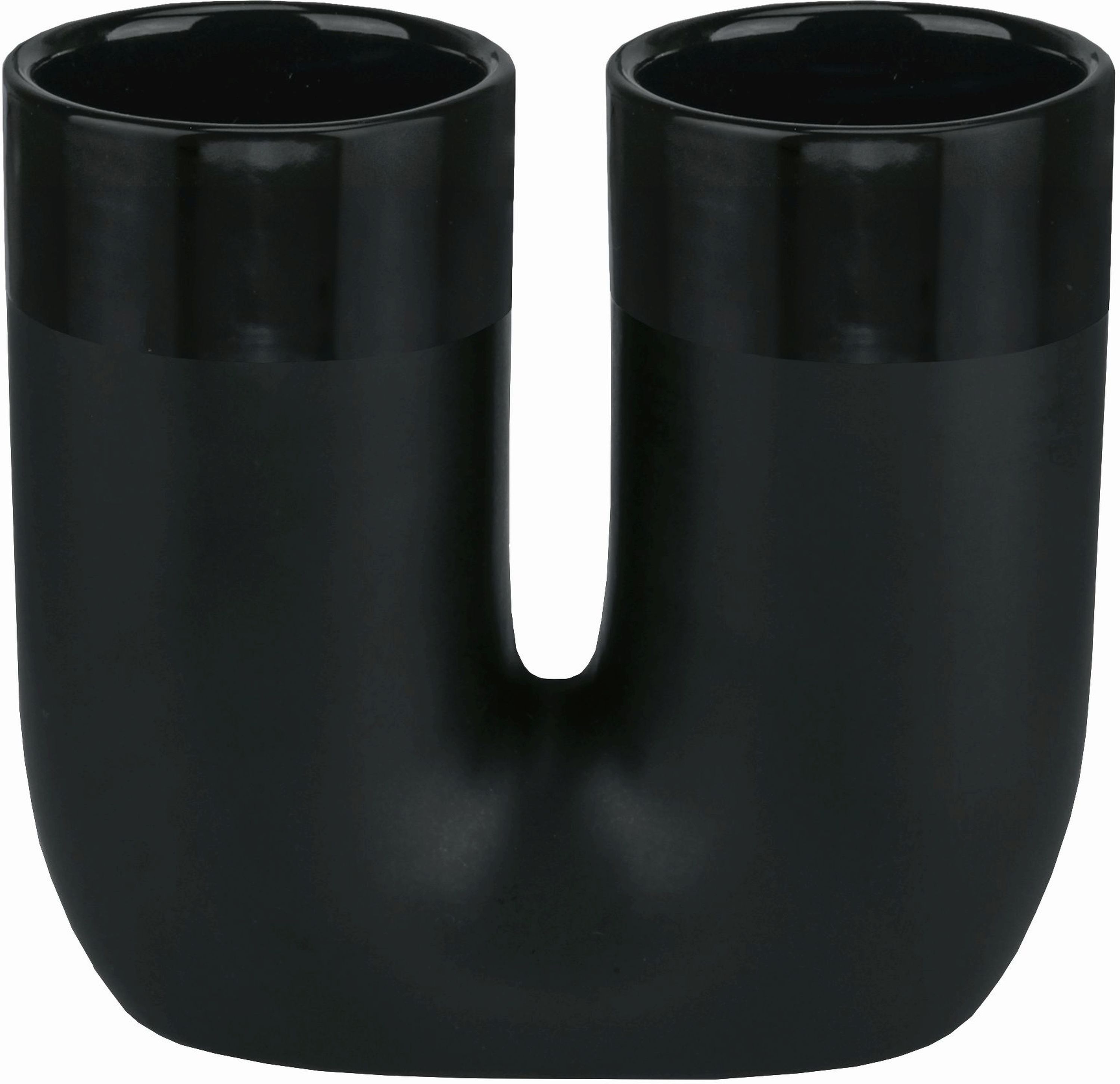 Kleine Wolke Deep gobelet pour brosses à dents noir 8681926851