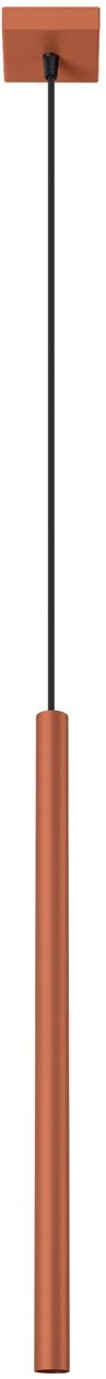 Sollux Lighting Pastelo lampe suspendue 1x8 W rouge SL.1524