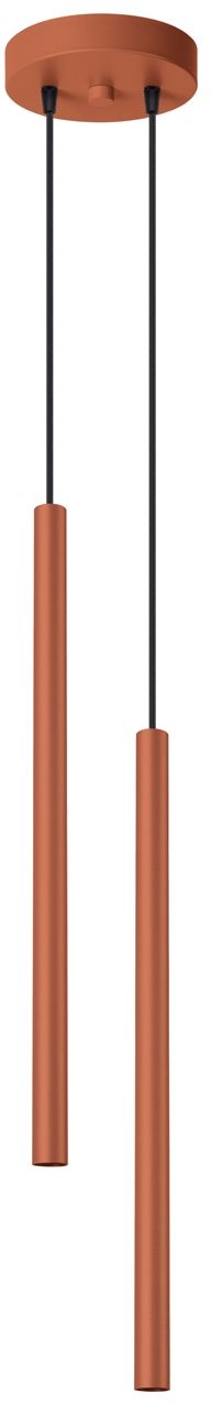 Sollux Lighting Pastelo lampe suspendue 2x8 W rouge SL.1525