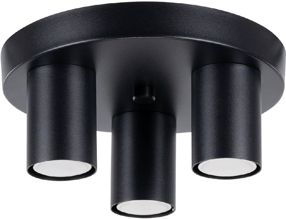Sollux Lighting Lagos plafonnier 3x10 W noir SL.1466